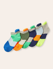 Ankle Socks 5 Pack - Multi Chevron