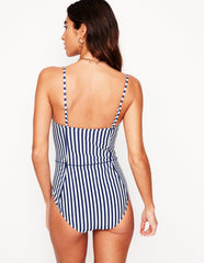 Rhodes Cup - Size Swimsuit - Navy, Ivory Stripe
