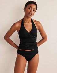 Levanzo Halter Tankini Top - Black
