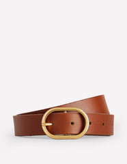 Classic Leather Belt - Tan