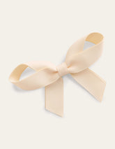 Grosgrain Hair Bow - Ivory