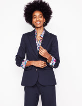 Marylebone Ponte Blazer - Navy