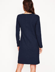 Cornelia Ottoman Dress - Navy