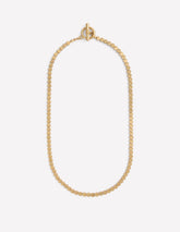 Metal Heart Necklace - Gold