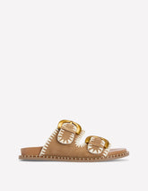 Alberta Footbed Sandals - Tan