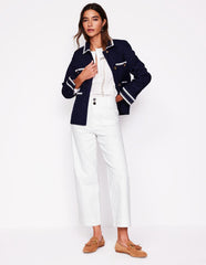 Primrose Patch Pocket Pants - White