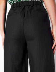 Dulwich Linen Pants - Black