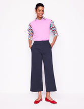 Barnsbury Crop Chino Pants - Navy