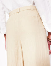 Westbourne Linen Pants - Oatmeal