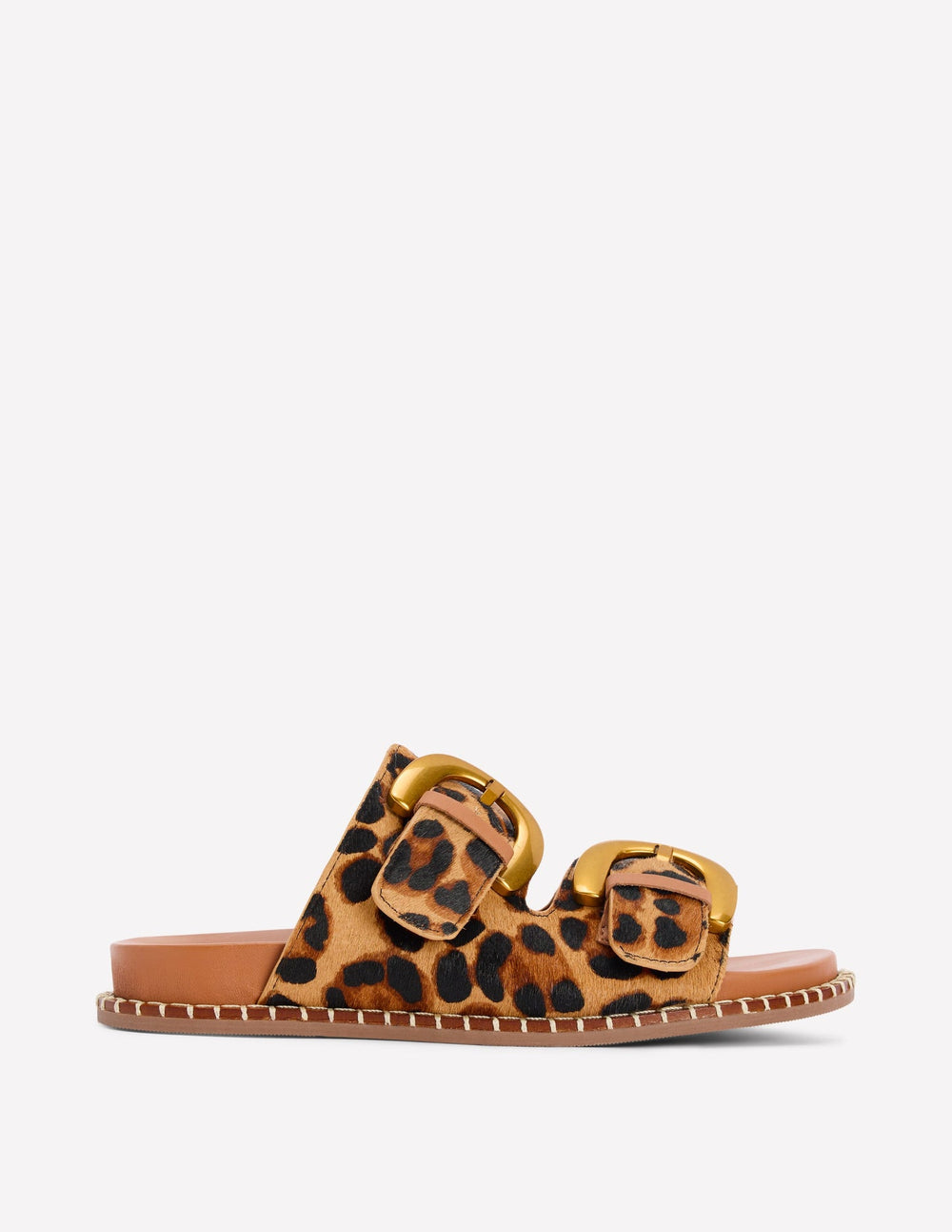 Alberta Footbed Sandals - Leopard