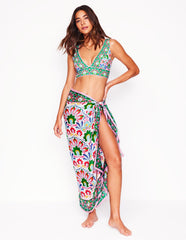 Porto Bikini Top - Multi, Decorative Dandelion