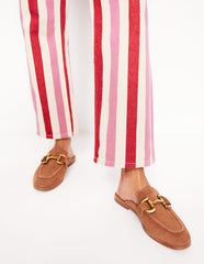 Iris Snaffle Mule Loafers - Tan