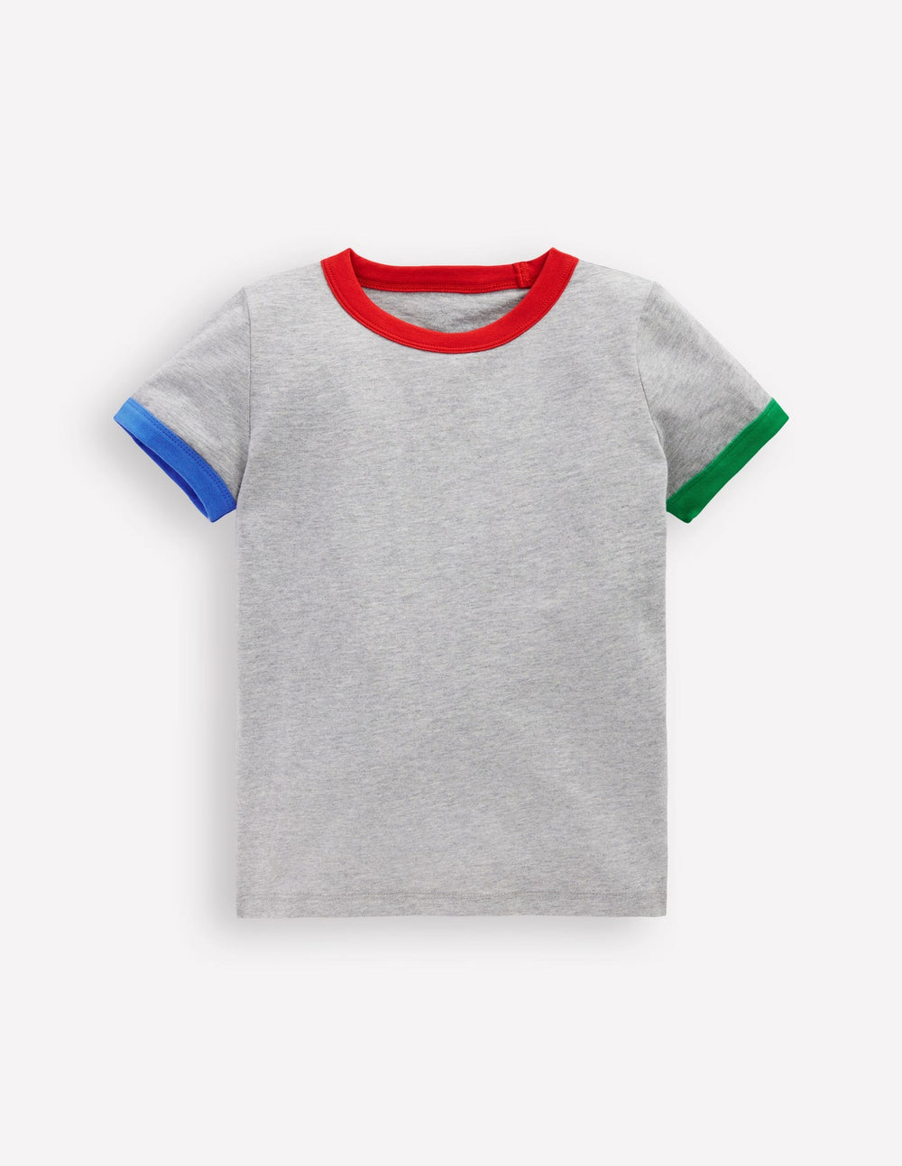 Ringer T-shirt - Grey Marl