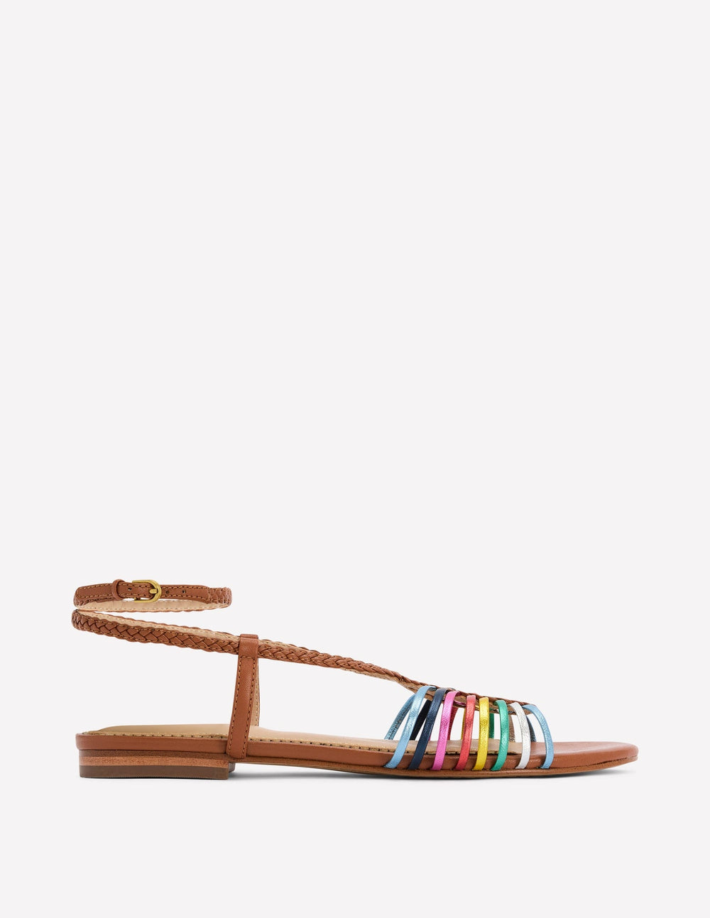 Multi Strap Flat Sandal - Multi