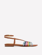 Multi Strap Flat Sandal - Multi