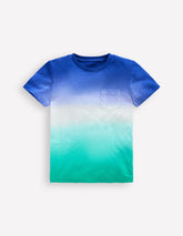 Tie Dye T-shirt - Bright Blue /Aquamarine Blue