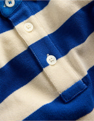Piqué Polo Shirt - Sapling Green/ Kingfisher Blue