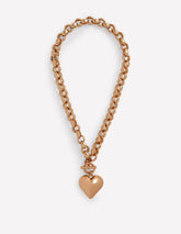 Chunky Heart Necklace - Gold
