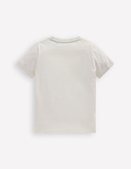 Glow - In - The - Dark T-shirt - Soft Ivory Bio