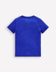 Glow - In - The - Dark T-shirt - Bright Blue Scorpion