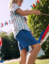 Fun Cotton Shirt - Starry Stripe