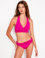 Levanzo Halter Bikini Top - Jewel Pink