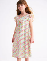 Short Sleeve Nightie - Multi Summer Flowerbed