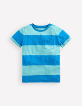 Everyday Short Sleeve T-shirt - Barbados Beach/Indigo Bunting