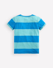 Everyday Short Sleeve T-shirt - Barbados Beach/Indigo Bunting