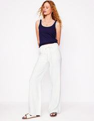 Islington Linen Pants - White