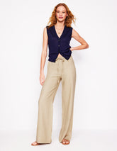 Islington Linen Pants - Oatmeal