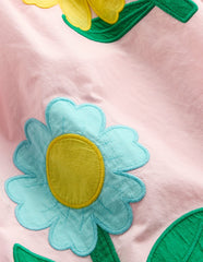 Annalisa Appliqué Sundress - Pink Flower