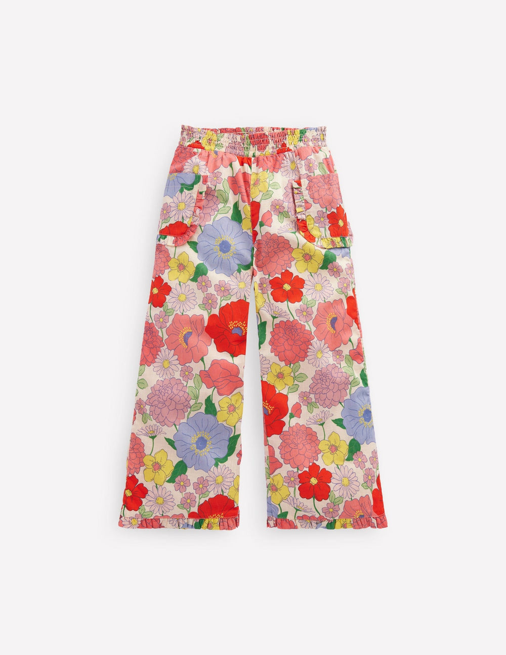 Nostaglic Frill Pants - Multi Summer Garden