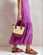 Eloise Tiered Jersey Dress - Foxglove Purple