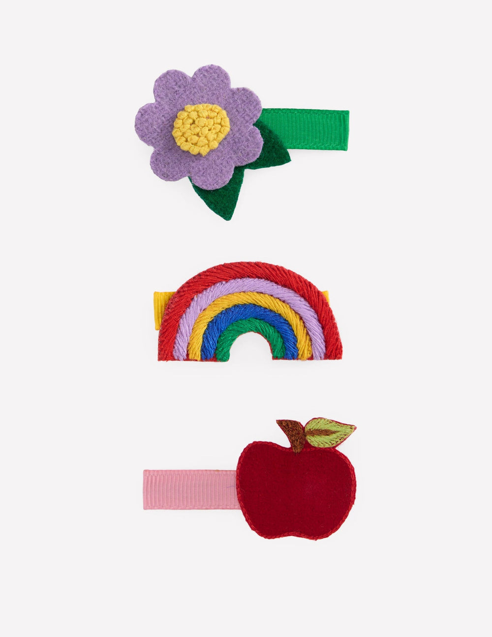 3 - pack Hair Clips - Back to School