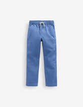 Slim Pull On Trousers - Blue River