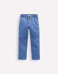 Slim Pull On Trousers - Blue River