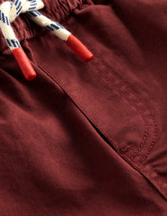 Slim Pull On Trousers - Chestnut