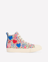 Canvas High Tops - Floral Hearts