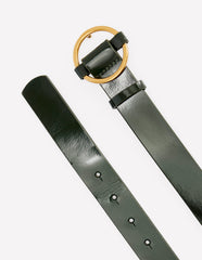 Heritage Classic Belt - Patent Dark Green