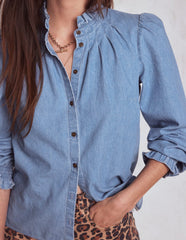 Lorna Denim Top - Light Authentic