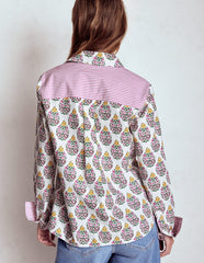 Sienna Cotton Shirt - Multi, Wildflower Bouquet