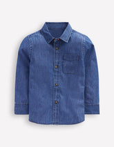 Denim Shirt - Mid Vintage Denim (Mid Wash)