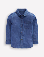 Denim Shirt - Mid Vintage Denim (Mid Wash)
