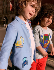 Embroidered Shirt - Vehicles