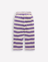 Towelling Pants - Soft Ivory/Aster Purple