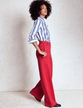 Belgravia Ponte Pants - Carmine Red