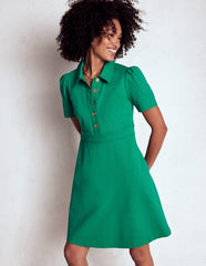 Nicolette Ponte Shirt Dress - Bear Grass