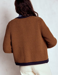 Libby Knitted Jacket - Camel