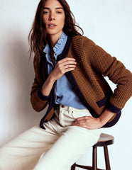 Libby Knitted Jacket - Camel